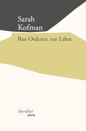 Rue Ordener, rue Labat | suivi de Autobiogravures