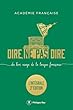Dire, ne pas dire