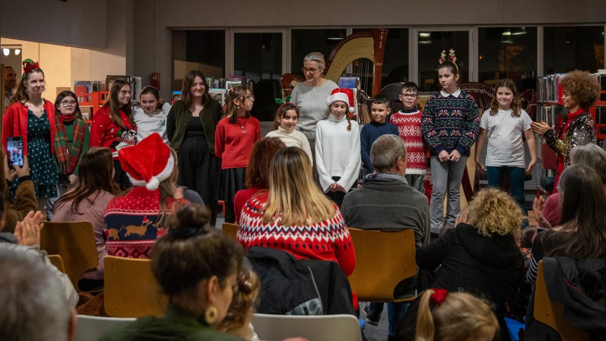 Lecture - concert de Noël à la médiathèque 