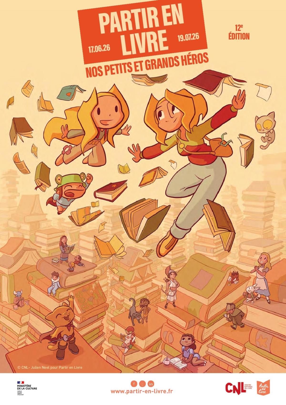 Partir en Livre : « Nos Petits et Grands héros »