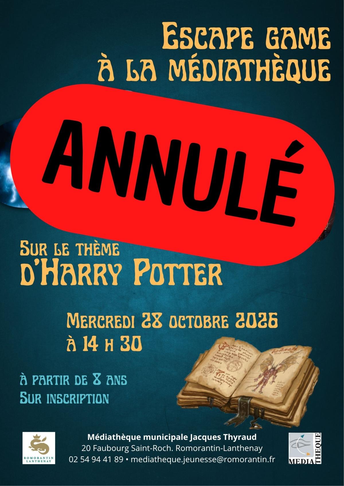 Escape game : Harry Potter