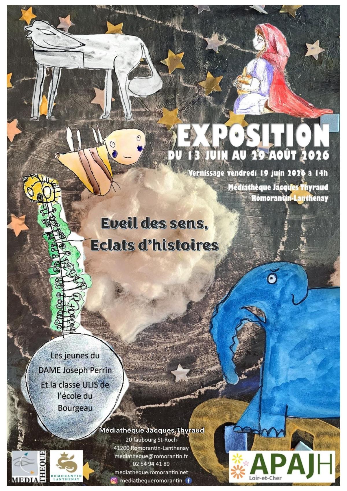 Vernissage de l'exposition Eveil des sens, éclats d'histoires