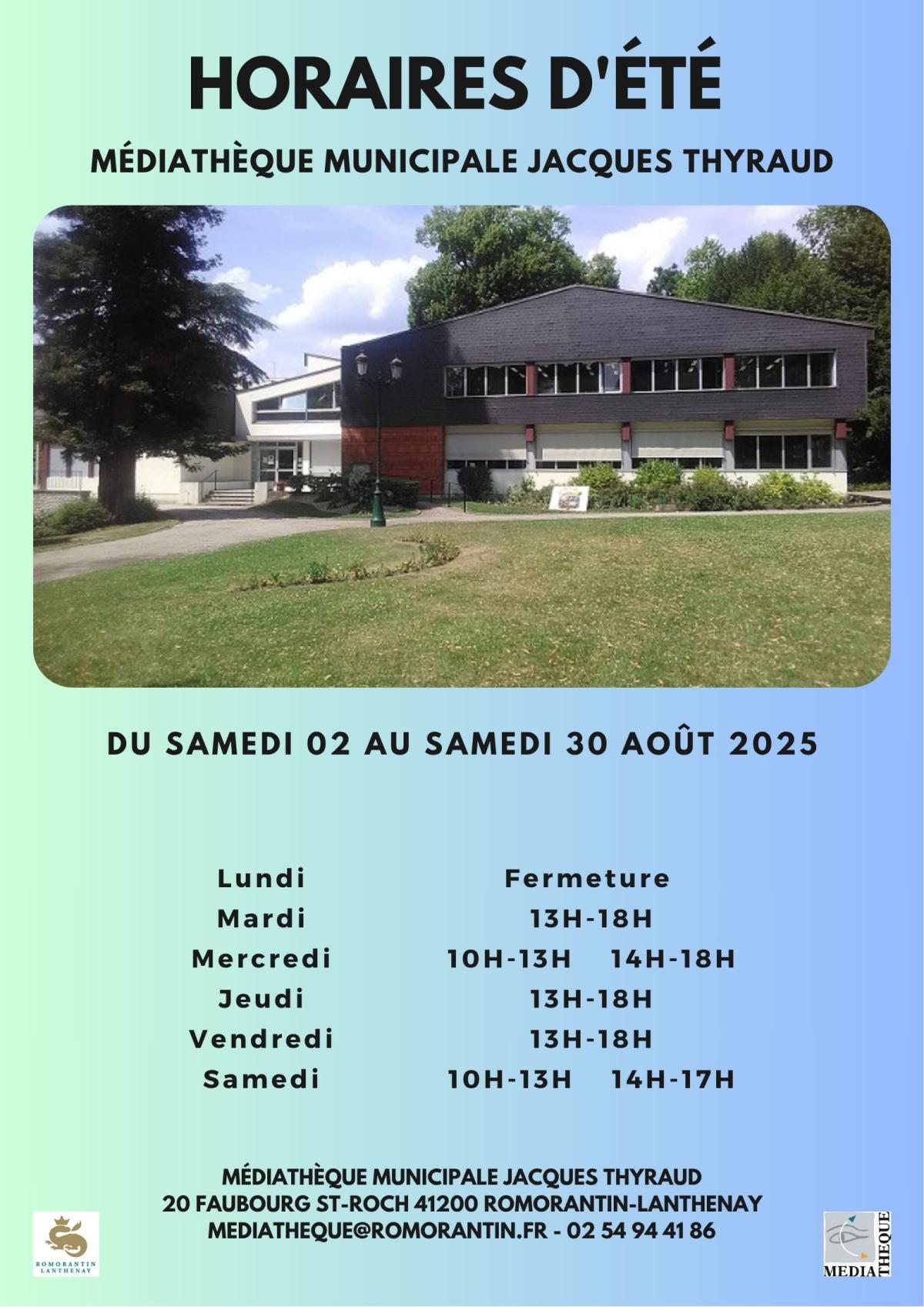 Horaires d'été